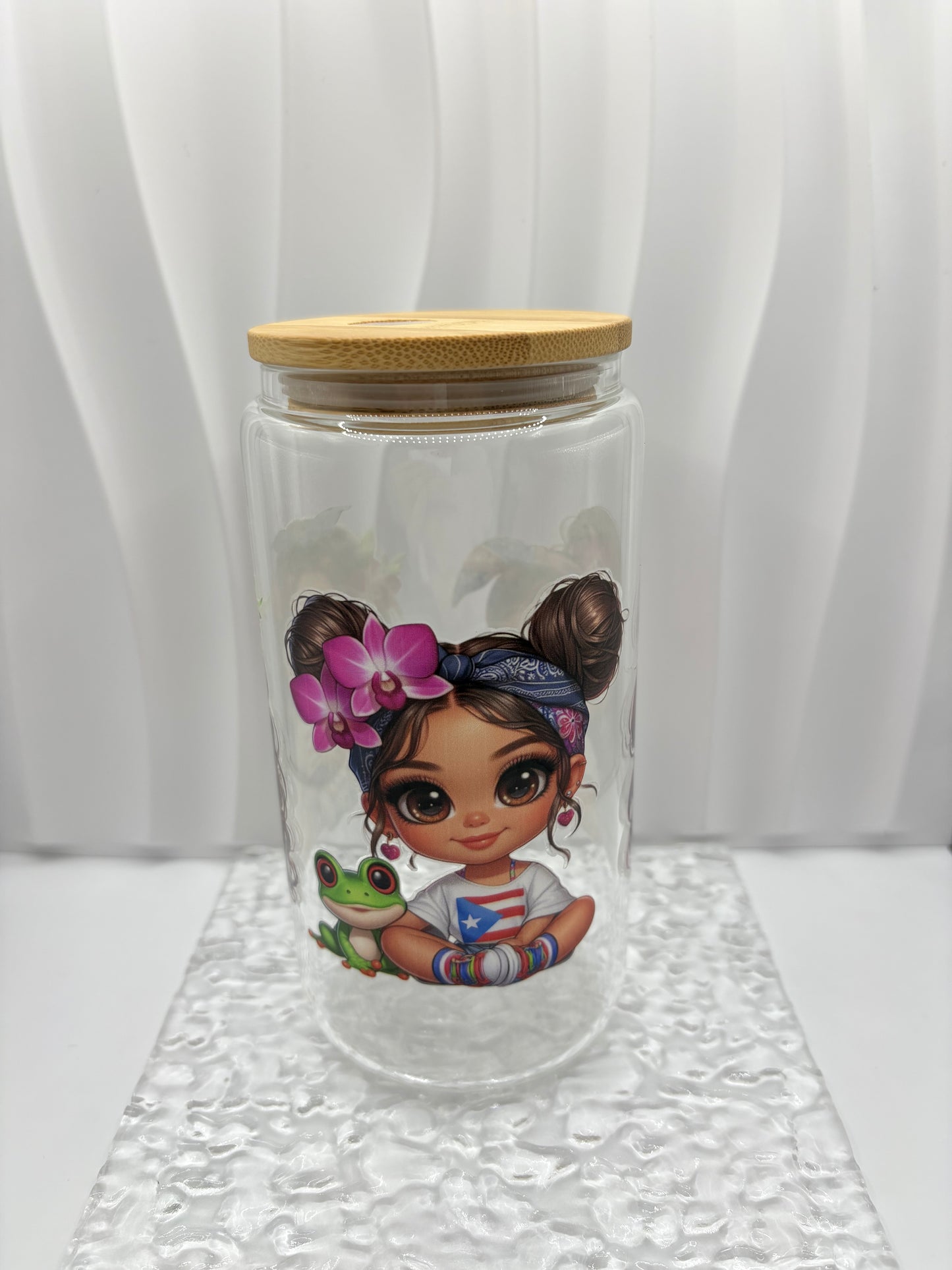 Puerto Rico Taina Glass Cup