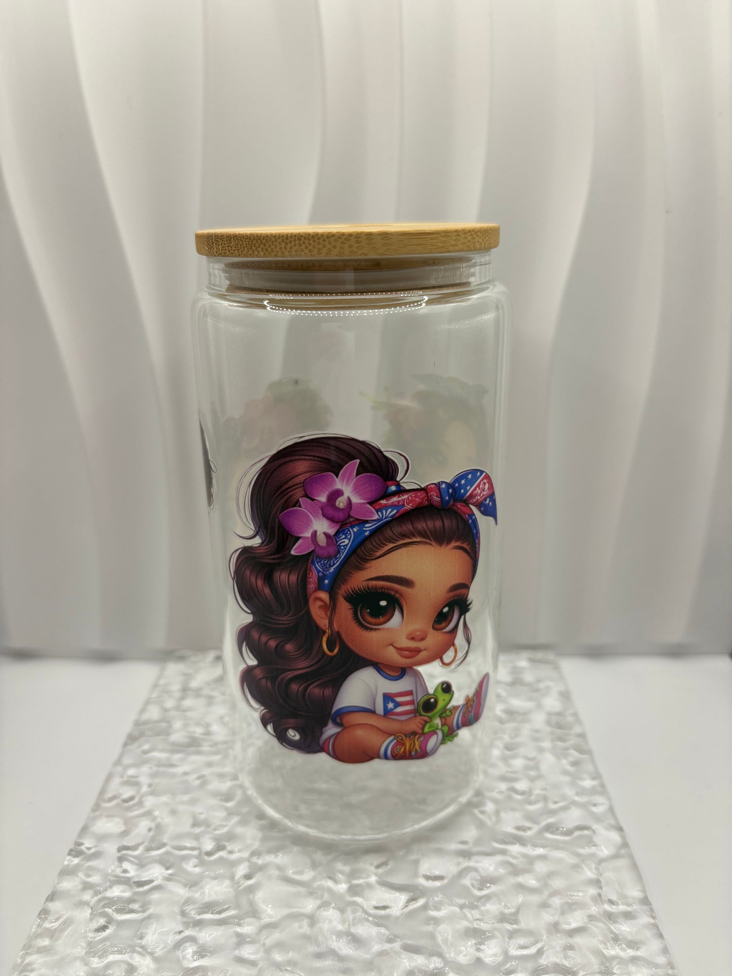 Puerto Rico Taina Glass Cup