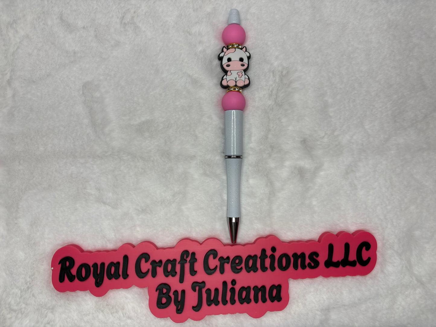 Pink cow pen