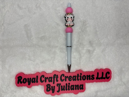 Pink cow pen