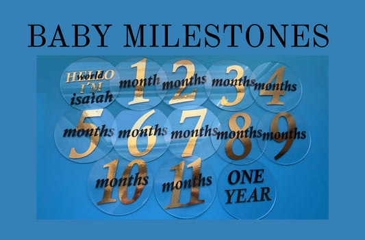 Acrylic Baby Milestones Discs Set