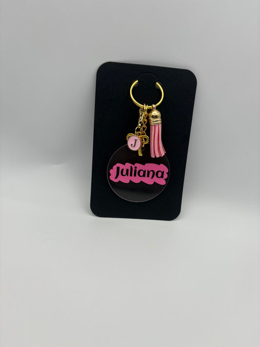 Personalized name only keychains